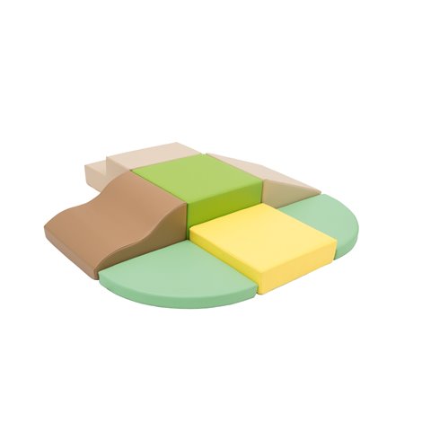 Insula de joaca din spuma, dezvoltare motricitate, cu certificat Oeko-tex, cresa - imagine 8